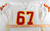 Kansas City Chiefs Brad Kubik #67 Game Issued White Jersey 631