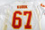 Kansas City Chiefs Brad Kubik #67 Game Issued White Jersey 631