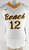 2012-13 Long Beach State Dirtbags 49ers #12 Game Issued P Used White Jersey M 3