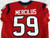 2020 Houston Texans Whitney Mercilus #59 Game Issued Red Jersey 50 964
