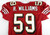 2006 San Francisco 49ers Renaud Williams #59 Game Used Red Jersey 60 Seasons P 2