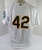2016 Oakland Athletics Andrew Lambo #42 Game Issued P Used White Jersey JRD 50 3