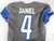 2019 Detroit Lions Chase Daniel #4 Game Issued Grey Jersey Color Rush 44 620
