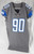 2018 Detroit Lions Trey Flowers #90 Game Issued Grey Jersey Color Rush 42 637