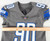 2018 Detroit Lions Trey Flowers #90 Game Issued Grey Jersey Color Rush 42 637