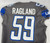 2018 Detroit Lions Reggie Ragland #59 Game Issued Grey Jersey Color Rush 44 640