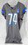 2023 Detroit Lions Kayode Awosika #74 Game Issued Grey Jersey 90 Seasons P 46 3