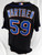 2011 New York Mets Dan Warthen #59 Game Used Black Jersey 48 201