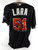 2013 Miami Marlins Lara #51 Game Issued Black Jersey 46 448