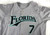 2007 Florida Marlins Hill #7 Game Issued Grey Jersey World Series Champions P 8