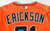 2012-17 Miami Marlins Jason Erickson #51 Game Used Orange Jersey 48 037