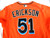 2012-17 Miami Marlins Jason Erickson #51 Game Used Orange Jersey 48 037