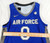 2020-21 Air Force Falcons #0 Game Used Blue Jersey Basketball L DP99195