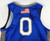 2020-21 Air Force Falcons #0 Game Used Blue Jersey Basketball L DP99195