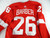2018-19 Detroit Red Wings Riley Barber #26 Game Issued Red Jersey 56 160