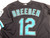 1990s Florida Marlins Joe Breeden #12 Game Used Black Jersey ST BP 48 DP62796