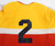 1980s IUPUI Metros #2 Game Used Yellow Orange Jersey M DP59120