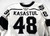 2018-19 Ontario Reign Christian Kasastul #48 Game Used White Jersey 56 448