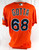 2012-17 Miami Marlins Cade Gotta #68 Game Used Orange Jersey 48 036