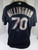 Florida Marlins Josh Willingham #70 Game Used Black JerseyST BP XL DP53213