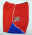 2006-09 Philadelphia 76ers Game Issued Red Shorts 46 231