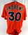 2012-17 Miami Marlins Andrews #30 Game Used Orange Jersey 48 050
