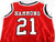 2000s Cincinnati BearCats Mindy Hammond #21 Game Used Red Jersey Basketball 432