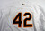 2016 Oakland Athletics Scott Emerson #42 Game Issued P Used White Jersey JRD 5