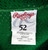 2000s Vermont Lake Monsters Blank Game Issued Green Jersey 52 712