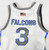 2022-23 Air Force Falcons #3 Game Used White Jersey Basketball L 196