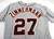 2018 Detroit Tigers Jordan Zimmermann #27 Game Issued Pos Used Grey Jersey 48 93