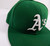 2022 Oakland A's Athletics Ramon Laureano #22 Game Issued Kelly Green Hat 04