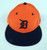 Detroit Tigers Game Issued Orange Black Baseball Cap 6 3/4 DP66047
