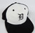 Detroit Tigers Game Issued White Black Baseball Cap 6 5/8 DP66048