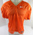 North Carolina Tar Heels UNC Game Used Orange Practice Football Jersey 454