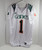 Miami Hurricanes #1 Game Used White Practice Jersey XL DP27778