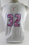 Womens Air Force Falcons #32 Game Issued White Jersey Breast Cancer Night L 0