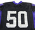 Texas Christian TCU Horned Frogs #50 Game Used Black Jersey Name Plate Rm XXL 5