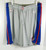 2017-18 Detroit Pistons Game Issued Grey Shorts ProCut Nike Statement Ed 48+2 3S