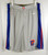 2017-18 Detroit Pistons Game Issued Grey Shorts Pro Cut Nike Statement 40+2 9S