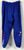 2020-21 Detroit Pistons Game Issued Blue Tear Away Sweat Pants CN4804-495 XL 98S