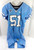 2008-12 North Carolina Tar Heels UNC #51 Game Used Blue Jersey NP Rem 44 DP54114