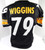 1997 Pittsburgh Steelers Paul Wiggins #79 Game Issued Black Jersey 52 DP50820