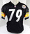 1997 Pittsburgh Steelers Paul Wiggins #79 Game Issued Black Jersey 52 DP50820