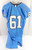 2008-12 North Carolina Tar Heels UNC #61 Game Used Blue Jersey NP Rem 44 DP54140