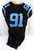 2014 North Carolina Tar Heels UNC #91 Game Used Black Jersey NP Rem 44 DP54141