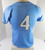 Womens Soccer North Carolina Tar Heels UNC #4 Game Used Blue Jersey L DP54253