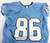 2008-12 North Carolina Tar Heels UNC #86 Game Used Blue Jersey NP Rem 46 DP54667