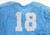 North Carolina Tar Heels UNC #18 Game Used Blue Practice Jersey Jordan L 956