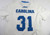 Womens Soccer North Carolina Tar Heels UNC Game Used White Jersey M DP54888